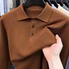 Hengyuanxiang Men's Knitted Polo Sweater