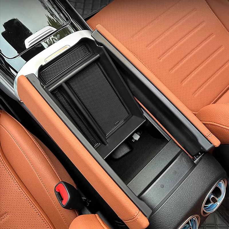 Für Mercedes Benz GLC Coupe X254 GLC200 GLC300 GLC43 AMG Line 2023-2026 Auto Mittelkonsolen-Armlehnen-Aufbewahrungsbox Kleinteile-Verpackung