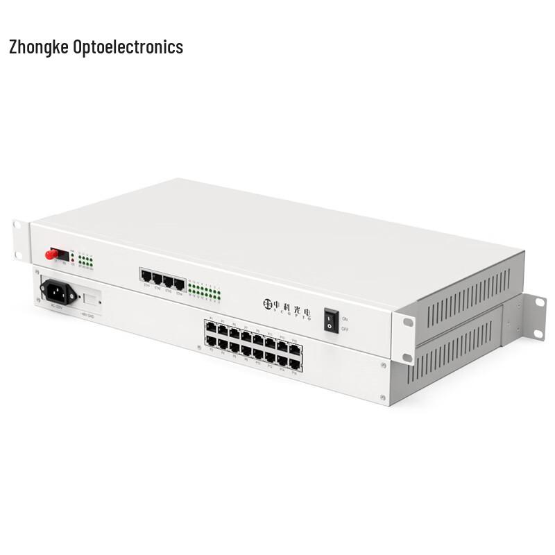 ZK Optics Multi-service Telephone Fiber Optic Transceiver