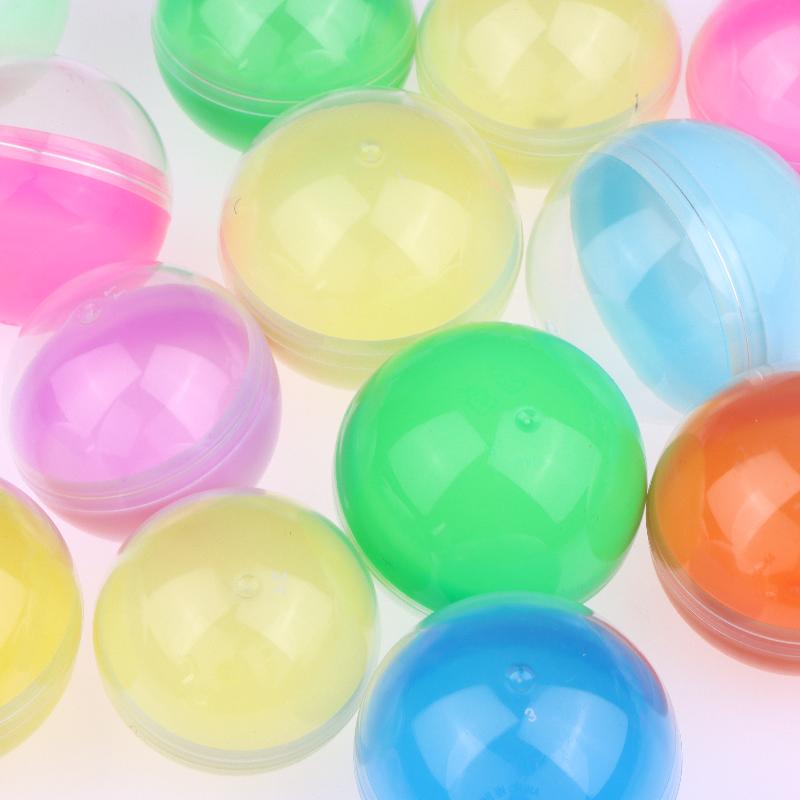50 Pezzi Fai da Te Sfere Vuote Palla di Plastica Palline Riempibili Decorazioni Scatola Regalo Festa in Casa Matrimonio Regali