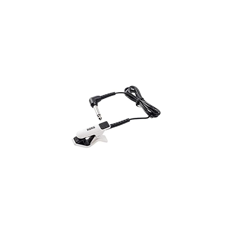 KORG CM-300 Contact Microphone for Tuners (White/Black) CM-300-WHBK