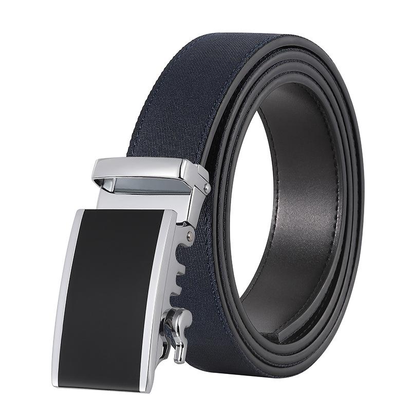 

Мужской холщовый ремень с автоматической пряжкой, шириной 3,25 см, деловой повседневный, с повседневными брюками 140*3.15cm