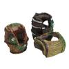 Aquarium Ornaments Decorations Artificial Resin Barrel Landscaping Accessories
