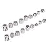18Pcs Viking Hair Beads Stainless Steel High Hardness Perfect Size Simple Design Wide Application