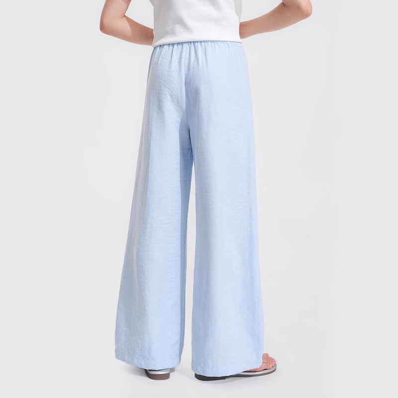 Girls' Lightweight Loose Straight Summer Trousers