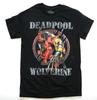 Marvel Deadpool und Wolverine 100% Baumwolle T-Shirt Herren T-Shirts Oberteil Deadpool Film Neu