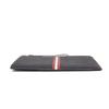 Bally Striped Decorated Leather Clutch Men Clutch Black THALDEN-LT-10