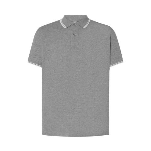 JHK Mens Melange Regular Polo Shirt