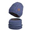 Winter Knit Hat Scarf Gloves Bundle With Lining Breathable Windproof For Casual Outdoor Use