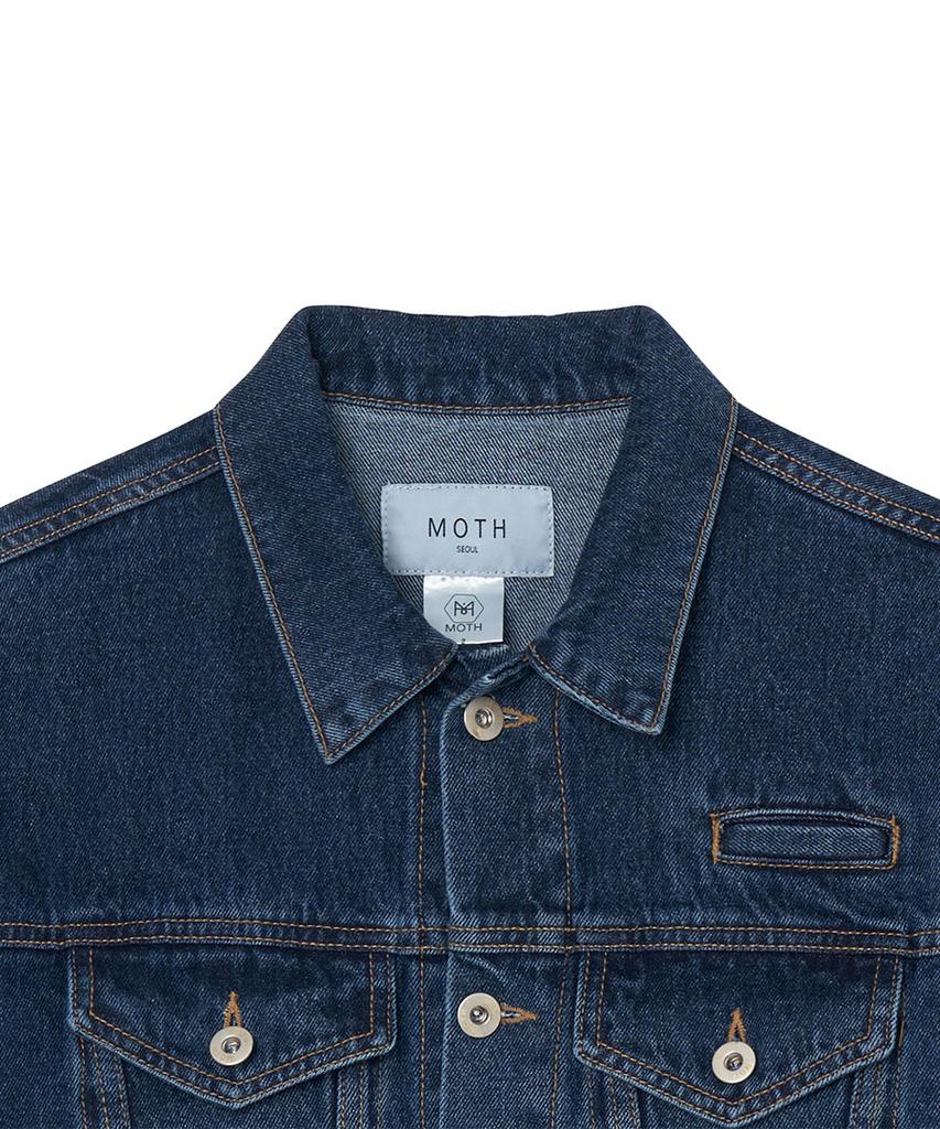 Moth Denim Trucker Jacket_Dark Blue