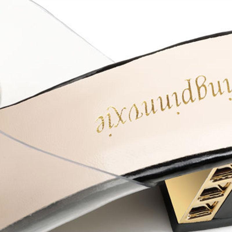 Ladies Sandals Summer Flat Middle-aged and Elderly Sandals Thick Heel Non-slip Indoor and Outdoor Slippers