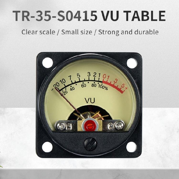 35mm VU-Panelmeter Zeiger-VU-Meter mit Hintergrundbeleuchtung Audiopegel-Verstärker