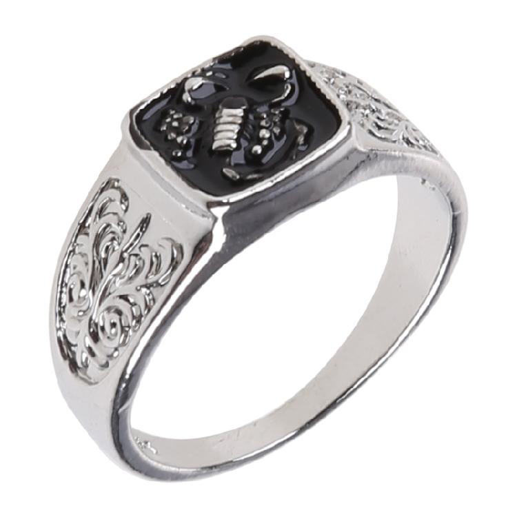 Ретро-кольцо Скорпион Кольцо с узором Скорпион Мужские Модные украшения Подарок на день рождения 1