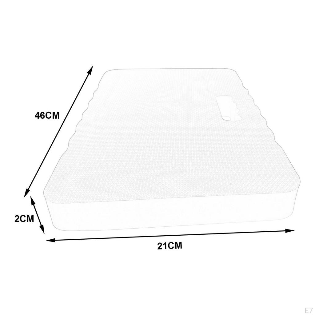 Zahradní klekátko Podložka na kolena Protiskluzová vestavěná rukojeť Víceúčelová přenosná pro auto