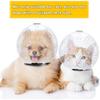 Cat Muzzle Helmet Cat Mouth Cover Helmet Pet Grooming Muzzle Kitten Adjustable Hood Transparent Breathable Dog Face Mask Grooming Mask for Dog Pet