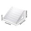 Acrylic Risers Display Stands 7 Tiers Large Capacity Clear Acrylic Card Display Stand Stylish Fragrance Shelf Home Organization