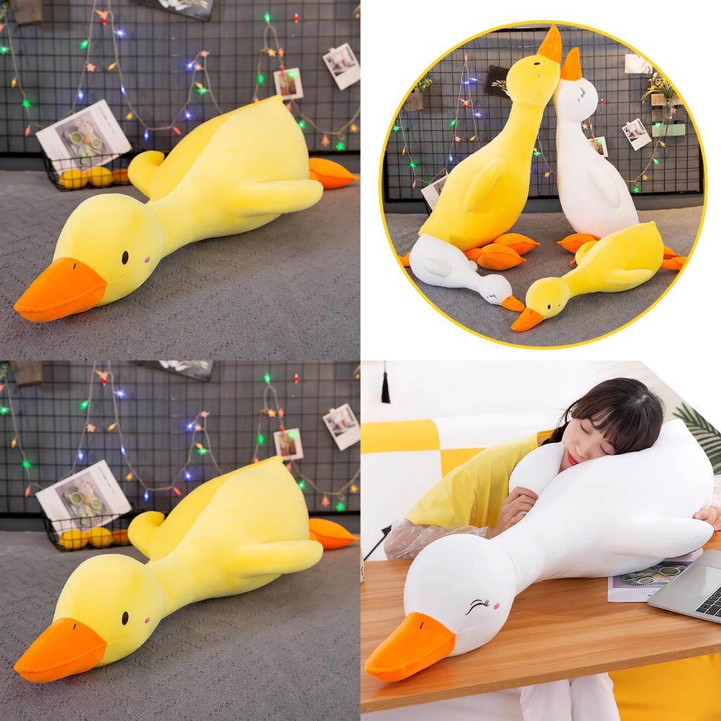 Super Soft Plush Duck Goose Stuffed Toy For Kids 25.6-63in Ideal Gift For Birthday Or Christmas