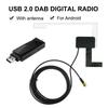 DAB+ Digitalradio Tuner USB 5V USB Dongle Empfänger 170-240MHz Auto Audio Adapter FM Sender Box für Android 5.1 und höher Auto