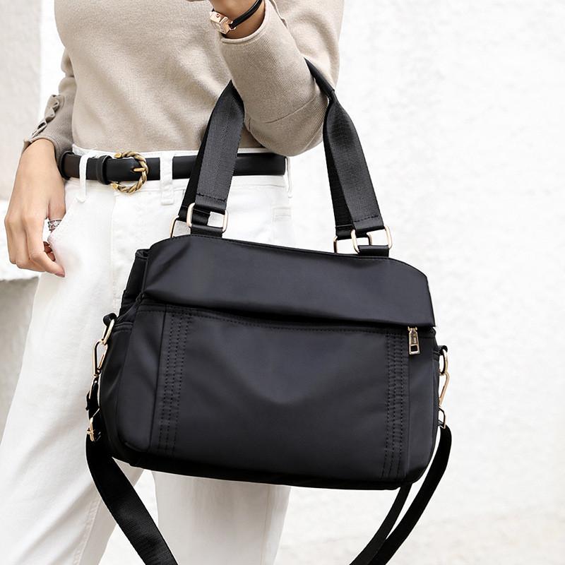 Oxford Cloth Large Capacity Handbag With Multiple Compartments For Daily Use Womens Casual Shoulder Bag