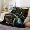 The Vampire Diaries 3D Printed Flannel Plush Blanket Bedspread Sofa Lazy Blanket Outdoor Lunch Break Blanket Travel Quilt Cover