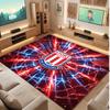 Stoke City Football Print Crystal Velvet Rug, Comfortable Water Absorbent Non Slip Indoor Floor Carpet