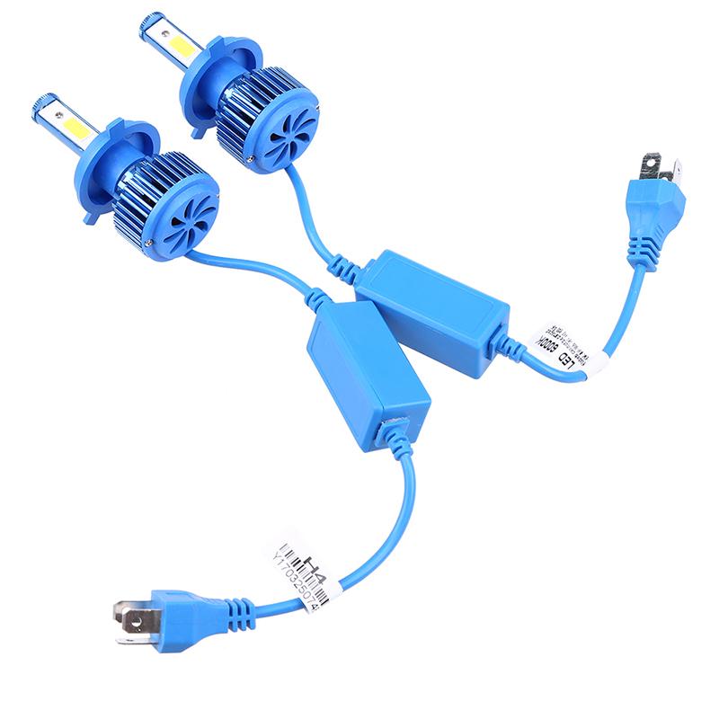 Car LED Headlight Bulb 9006 HB4 H1 H4 Hi-Lo H11 H7 H3 6000K White Beam 40W 12V 24V Universal Fog Lamp Car Accessories