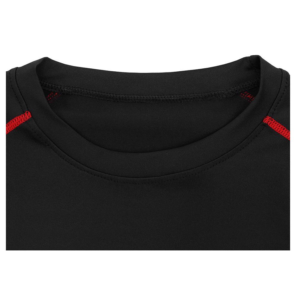 Men's Pro Quick-Dry Crew Neck Long Sleeve Tight-Fit Fitness T-Shirt