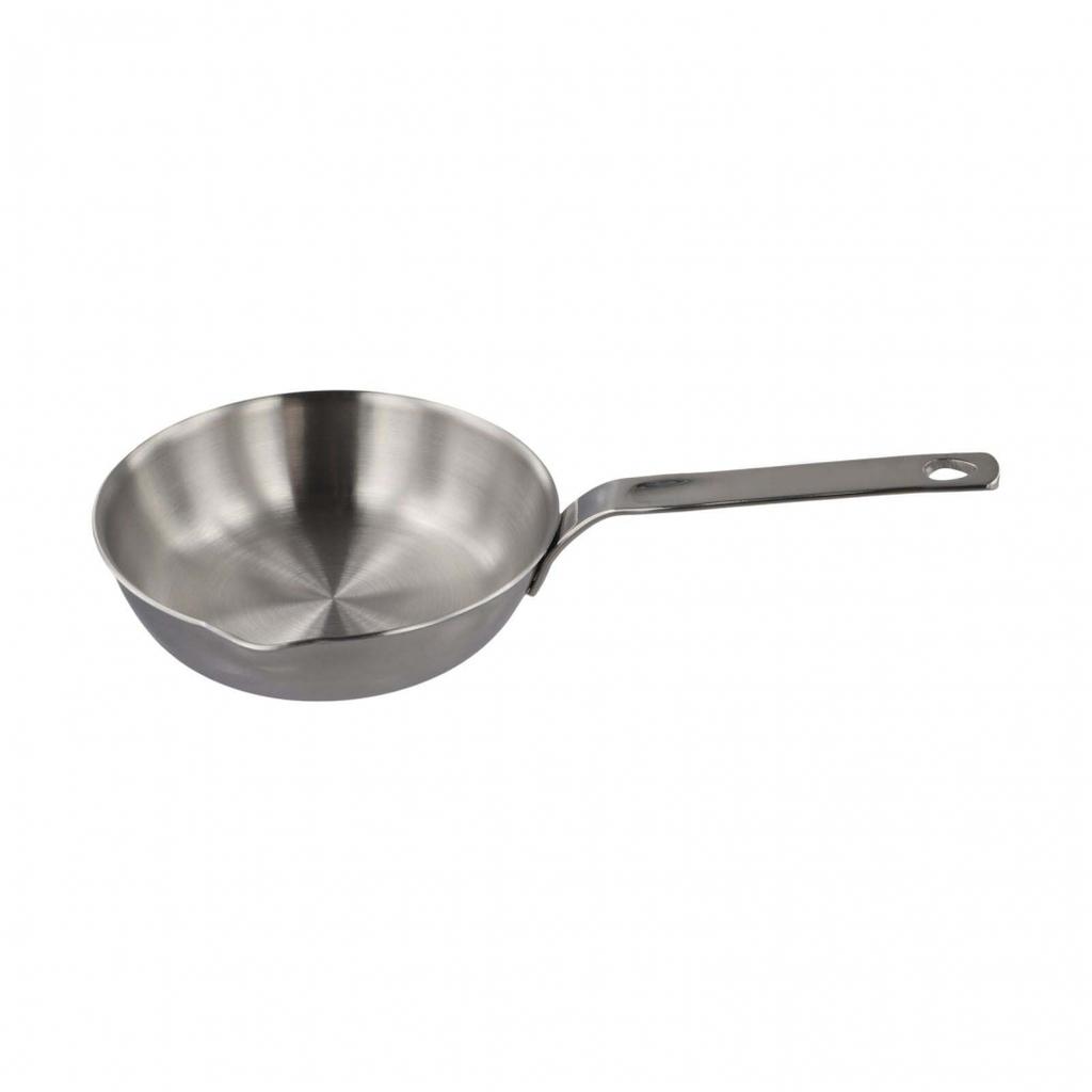 Mini Egg Pan 316 Stainless Steel Omelet Skillet for Gas Induction Stoves