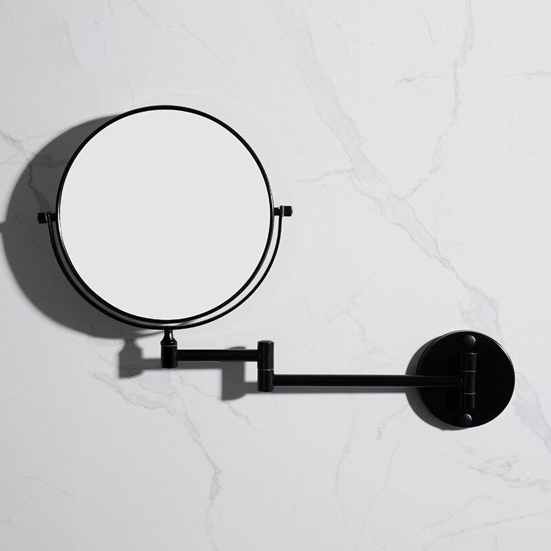 Matkapsız Banyo Katlanır Duvar Aynası Çift Aynalı Banyo Makyaj Aynası Kollu Banyo Aksesuarları | Banyo Aynaları