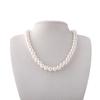 White Pearl Necklace 8/10mm Daily Classic 40cm Gift