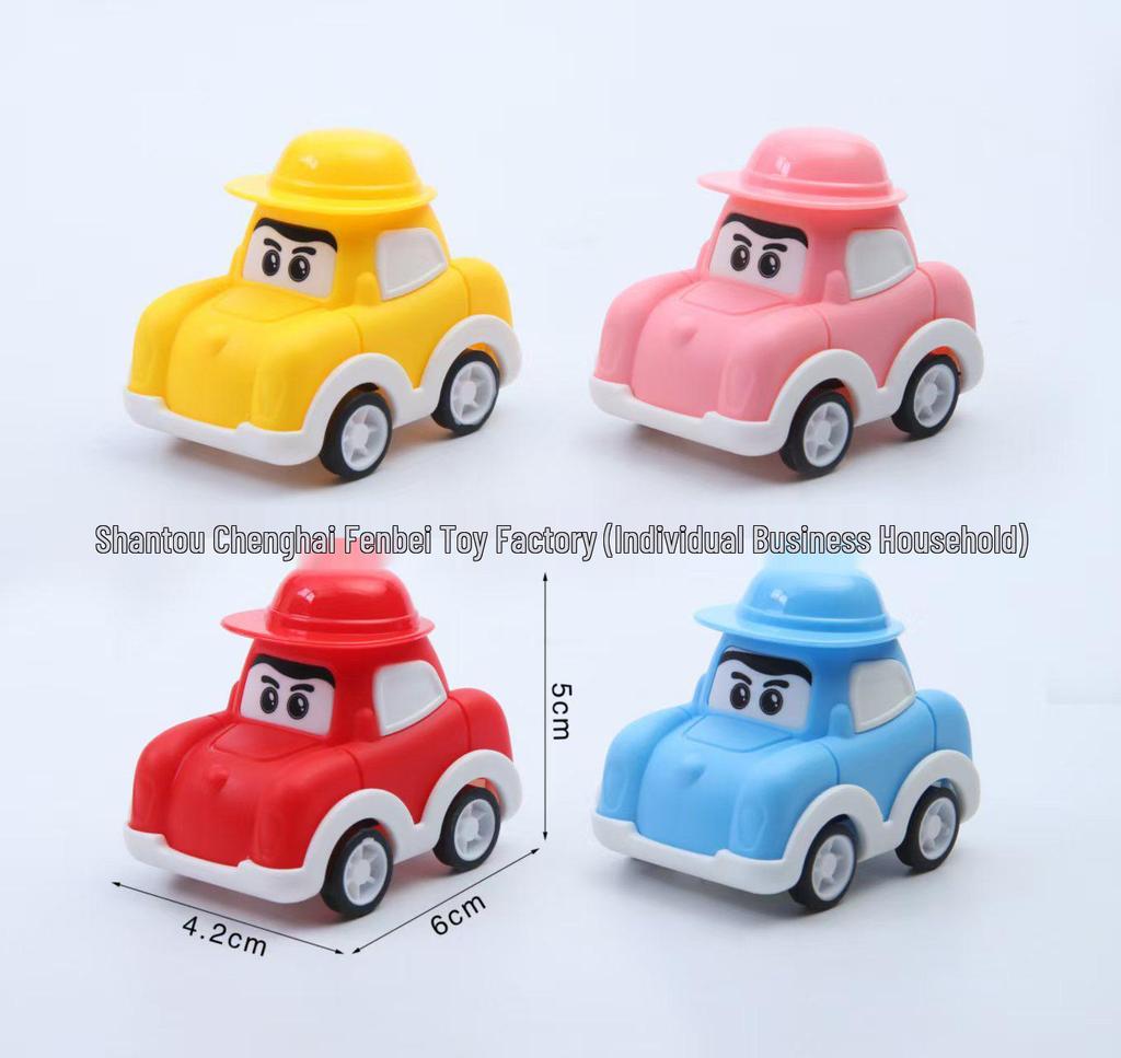 Mini Pull-Back Fire Truck Toy for Kids - Popular Street Vendor Gift