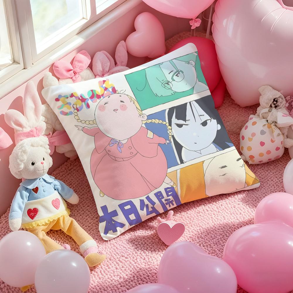 The Colors Within Anime Cushion Cover Pattern Printed Pillowcase for Living Room Sofa Cushion Cover & Bedroom Decor