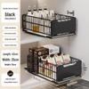 Under-Sink Pull-Out Kitchen Storage Rack and Spice Organizer