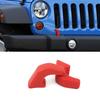 Pair Front Bumper Tow Hook Rubber Sleeve Protectors For Jeep Wrangler JK JL JT