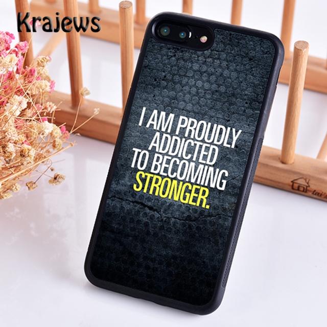 Bodybuilding Gym Fitness Quotes Phone Case Cover For iPhone 17 Air 16 15 14 plus 11 12 13 pro max coque Fundas