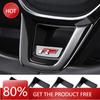 2025 Caldo Anziano R Rline Logo Rivestimento Volante Auto Adesivi Placcati ABS Accessori Per Volkswagen GTI Polo Golf Scirocco Jetta