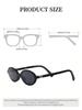 MIU MIU SMU04Z Round Sunglasses - UV400 Protection Black Shades