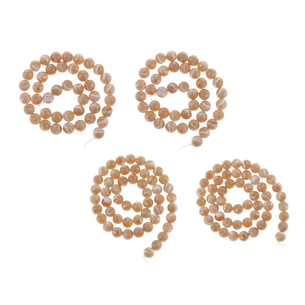 Of Shell Gemstone Natural String Stone Beads For Jewelry Diy 6mm 63pcs