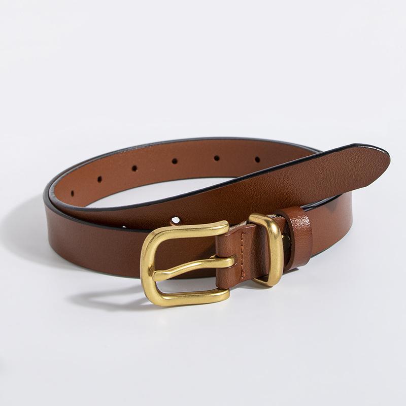 New Lady's Exquisite, High-end, Versatile Business and Commuting Fashion Leather Belt, Women's Belt, Cowhide