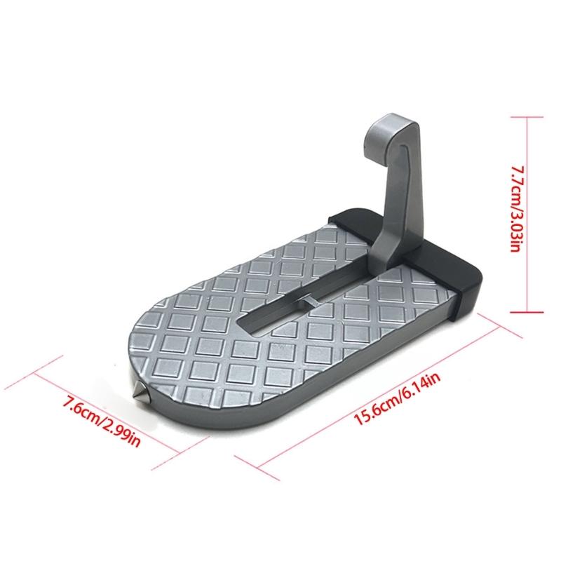Foldable Car Roof Rack Step Pedal Rooftop Assistance Pedals For Truck Surfboards Cargo Motorhomes Roof Loading Antislip