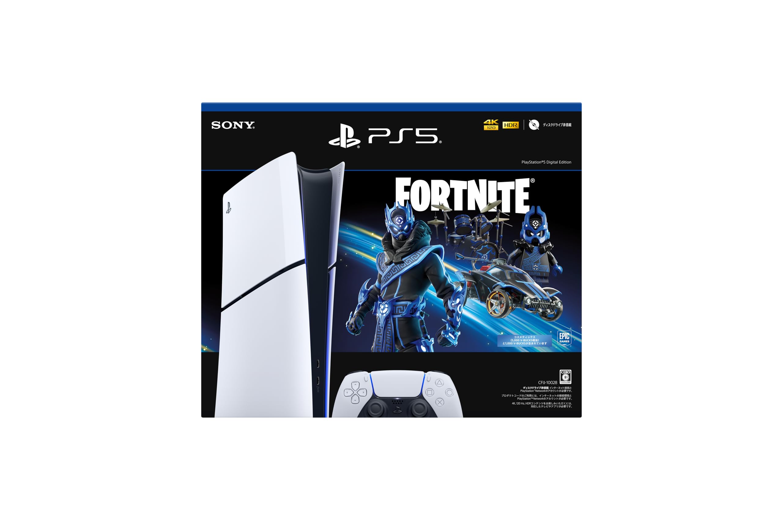 

PlayStation 5 Digital Edition Cobalt Star Pack «Fortnite» (CFIJ-10028)