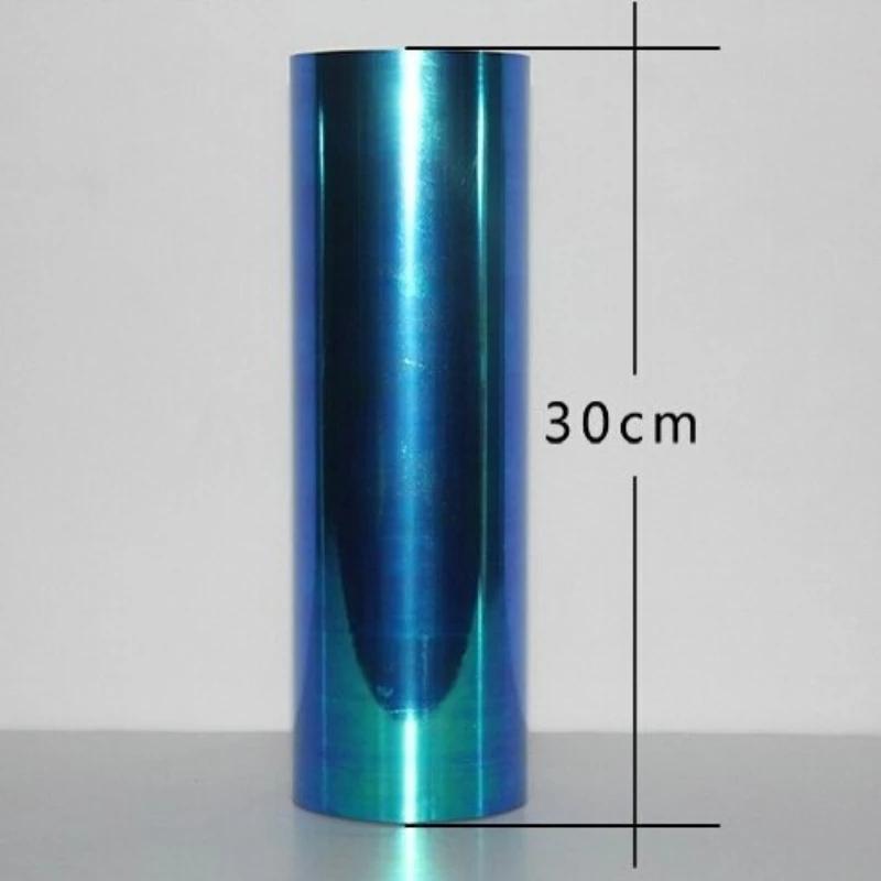 30CM X 100CM Car Styling Chameleon Headlight Taillight Vinyl Tint Sticker Light Film Wrap Sheet.