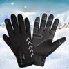 Warm Gloves In Autumn and Winter Outdoor Cycling Men and Women Sports Ski Plus Velvet Reflective Strip Touch Screen Gloves In Winter