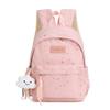 Schoolbag1011 new star schoolbag sweet and fresh girl style large capacity backpack light and fashionable middle and high school backpack