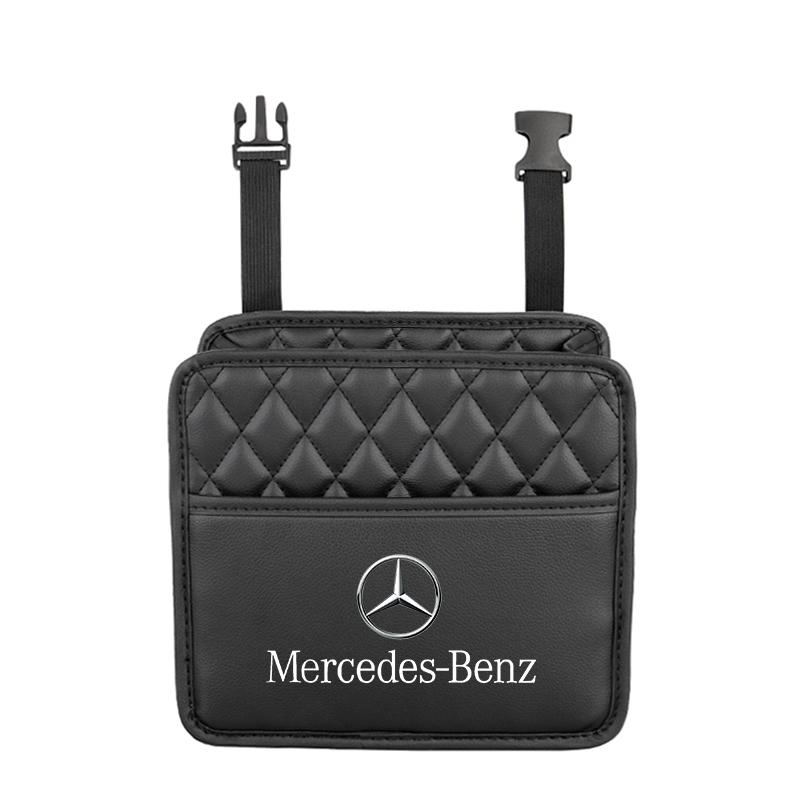 GLC GLB Organizér na zadní stranu autosedačky z kůže Multifunkční úložná taška Pro Mercedes Benz AMG W203 W206 W220 W205 W211 W212 W201