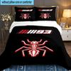 3PCS Marc Marquez Bedding Set,Including 1pc Duvet Cover And 2pcs Pillowcases Perfect for Bedroom, Dormitory, Large Size Fan Christmas Gift