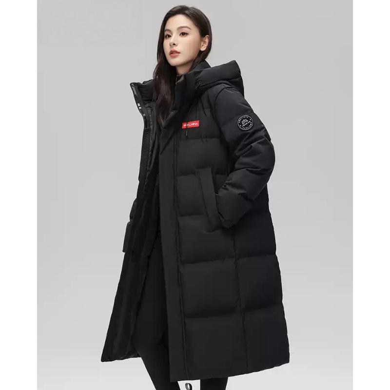 

Новый зимний стиль Хлопковые пальто миди с капюшоном выше колена для мужчин и женщин, Свободные и утепленные парные хлопковые пальто XXXL