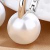 1 Paar Damen Ohrringe Elegant Minimalistisch Retro Edel Geschenk Klein Hochglanz Kunstperle