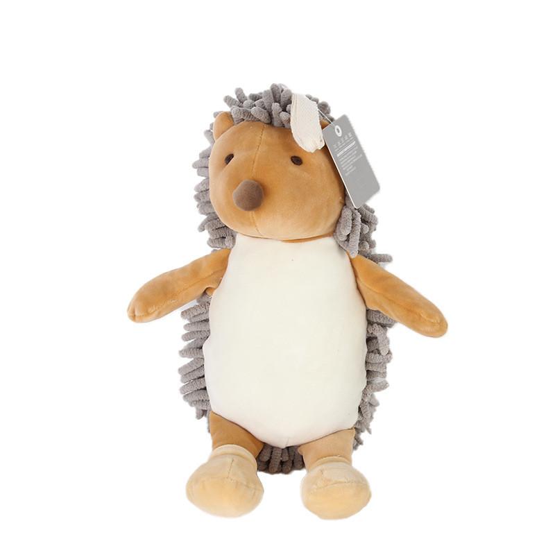 

Plush Hedgehog Cartoon Towel With Absorbent Fabric For Kids And Adults серый