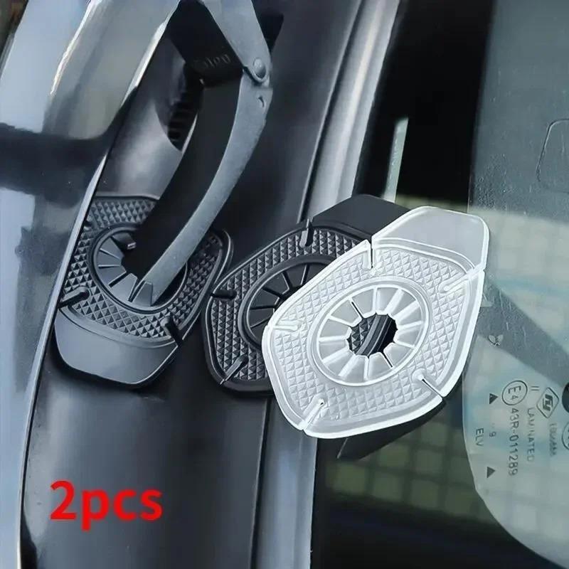 2pcs Windshield Wiper Hole Protective Covers Car Wiper Dust And Debris Proof Bottom Cover for Vehicle Windscreen Maintenance
